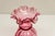 Mid 20th Century Fenton Diamond Optic Cranberry Ruby Glass Vase For Sale - Image 5 of 5
