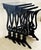 Chinoiserie Vintage Hickory Chair Attributed Chinoiserie Nesting Tables – Set of 4 For Sale - Image 3 of 8