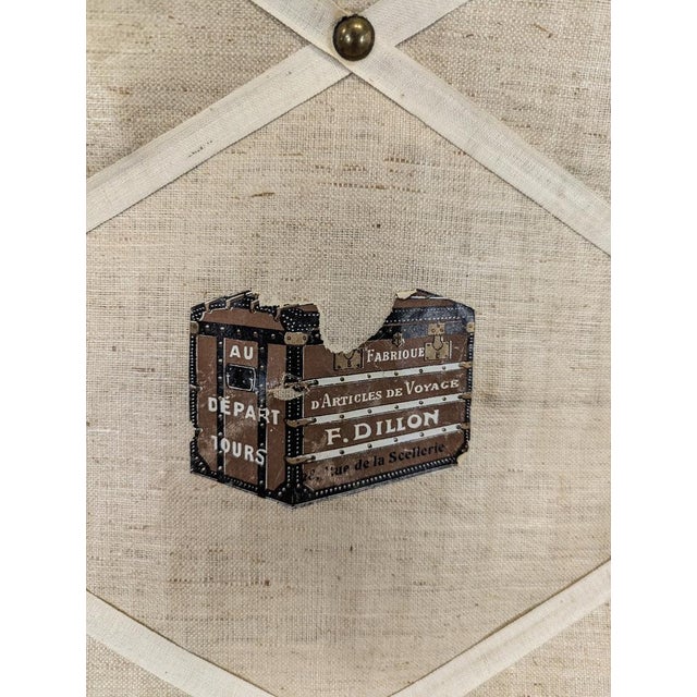 Brown Travel Trunk by F. Dillons For Sale - Image 8 of 10