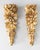 Rococo 18th Century Italian Giltwood Floral Hanging Architectural Fragments Wall Swags - A Pair For Sale - Image 3 of 10
