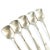 Art Deco Brass Ice Cream Spoons, 1950s, Set of 5 For Sale - Image 6 of 9