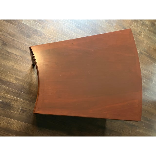 1960s Vintage Lane Rhythm Wedge Table For Sale - Image 5 of 6