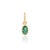 VR Jewels 14k Solid Gold Contemporary Emerald Charm Pendant Gift for Birthday For Sale - Image 4 of 18