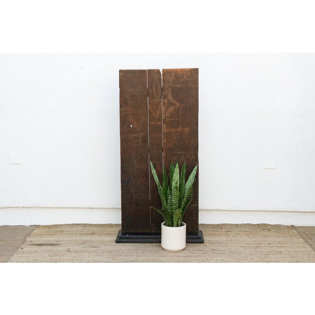 Finely Engraved Antique Nupe Door For Sale - Image 9 of 9