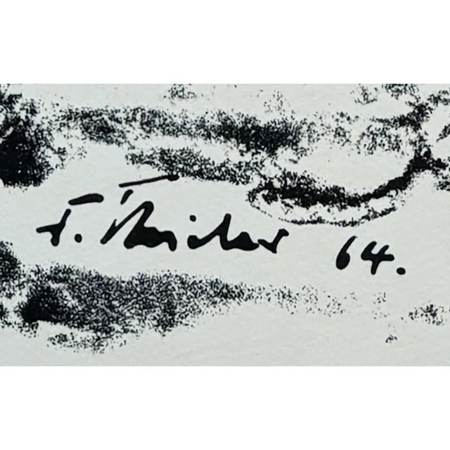Fred Thieler, Composition, 1966, Original Lithograph For Sale - Image 4 of 6