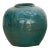 Azure Meadow Asian Ceramic Vase For Sale
