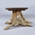 Rustic Hand Made Chess and Cribbage Live Edge Game Table on Tree Stump With Pieces For Sale - Image 3 of 17