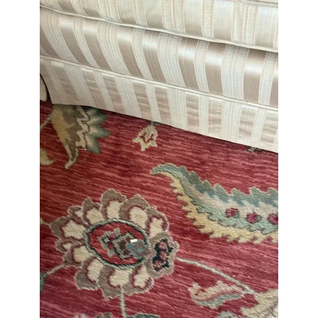 Vintage Baker Furniture Three Cushion Sofa For Sale - Image 9 of 12