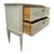 19th Century Pair of Gustavian-Style Chests of Drawers in Antique White With a Touch of Gray For Sale - Image 9 of 9