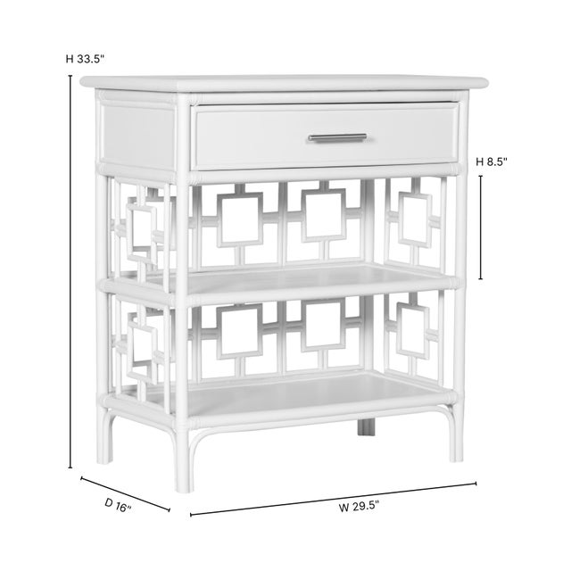 Chinoiserie Sobe End Table - Evergreen For Sale - Image 3 of 8