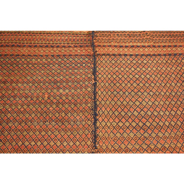Tribal Vintage Persian Shiraz Hand Made Natural Color Tribal Kilim,4'11"x6'9" For Sale - Image 3 of 6