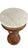 Vintage Neoclassical Italian Marble-Top Pedestal Side Table For Sale - Image 17 of 17