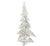 Vintage Lead Crystal Clear Glass Christmas Tree Made in Japan 11" X 7" For Sale In Austin - Image 6 of 11