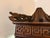 Asian Style Mid-20th Century Chinoiserie Carved Wood Pagoda Vitrine & Display Cabinet For Sale - Image 4 of 9