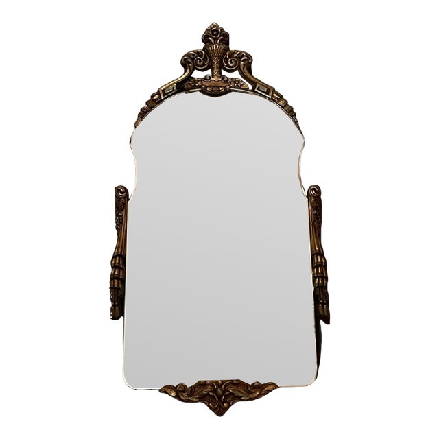 Antique Baroque Style Mirror For Sale