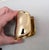 Mid-Century Modern Vintage 1977 Signed Napier Ad Piece Goldtone Wide Wavy Cuff Bracelet For Sale - Image 3 of 11