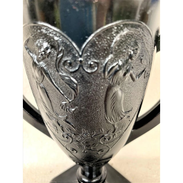 1970s Black Amethyst Glass Vase For Sale - Image 5 of 9