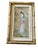 Chinoiserie Floral Gold Faux Bamboo Wood Framed Artwork- A Pair For Sale - Image 4 of 10