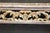 1960's Louis XVI Style Mirrored Top Console DIstressed Silver and Gold Accents For Sale - Image 10 of 13
