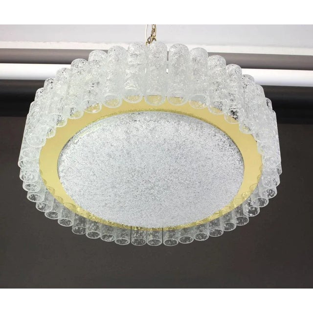 Murano Glass Tubes Flush Mount from Doria, Germany, 1960s For Sale - Image 6 of 10