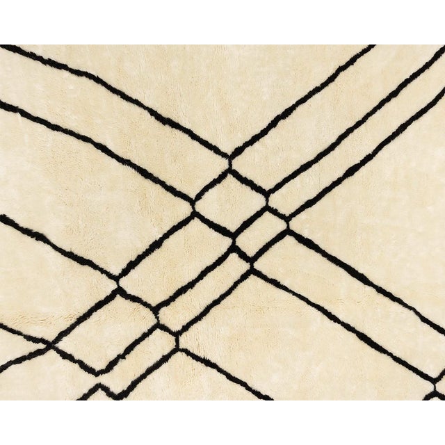 Hand-Knotted Wool Rug by Azele Studio For Sale - Image 9 of 11