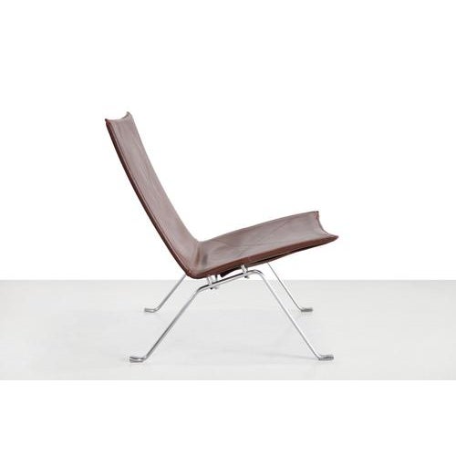 Mid-Century Modern PK22 Armchair by Poul Kjærholm for E. Kold Christensen, 1970s For Sale - Image 3 of 9