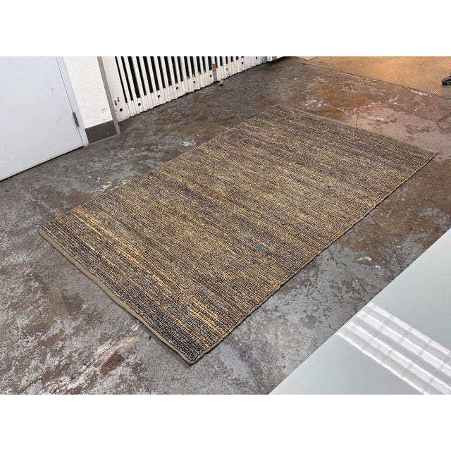 Textile 5ft 1in × 8ft 2in Crate & Barrel Wool Area Rug For Sale - Image 7 of 12