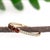 2020s Rhodolite Garnet Band With Natural Diamonds Accents: Solid 14k Gold, Round 3mm, Size 6.75 For Sale - Image 5 of 8