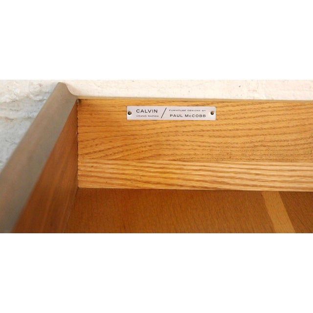 Paul McCobb for Calvin 'Linear' Mid 20th Century Walnut Sideboard For Sale - Image 15 of 17