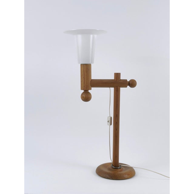 Pine Table Lamp by Uno & Östen Kristiansson for Luxus Vittsjö, 1960s For Sale - Image 16 of 18