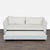 Modern Pottery Barn York Slope Arm Modern Cream Sleeper Sofa With Pull-Out Bed For Sale - Image 3 of 7