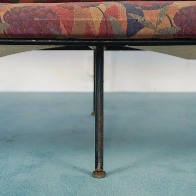 Vintage Floral Fabric & Iron 3-Seat Sofa from Rima, 1970s For Sale - Image 10 of 11