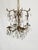Antique 4 Arm 4 Light Lovely Lavish Brass Cut Lead Glass Crystal Chandelier For Sale - Image 11 of 12