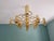 Geometric Brass Chandelier by Gaetano Sciolari for Boulanger, 1970s For Sale - Image 12 of 18