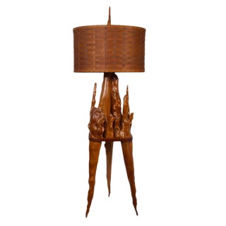 Cypress Knee Floor Lamp For Sale