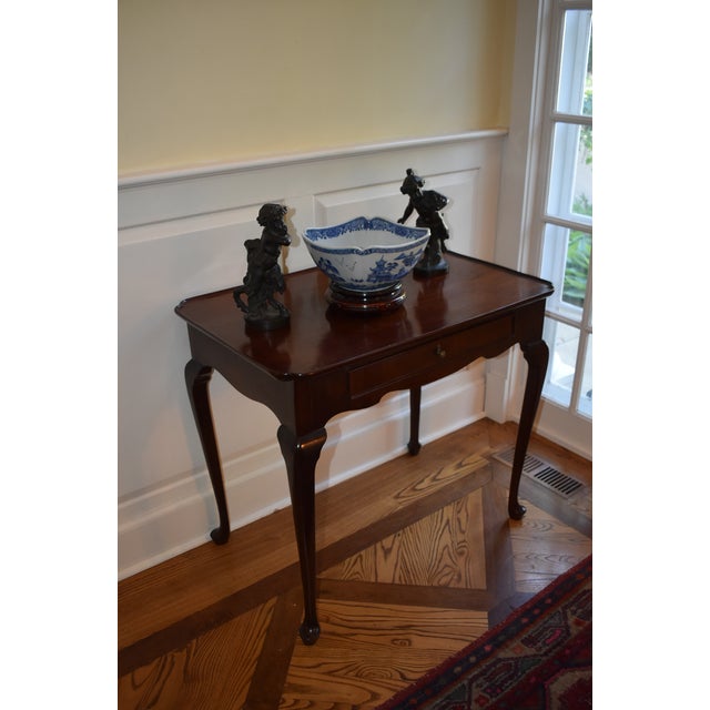 Traditional 18th Century Mahogany Dutch Silver or Tea Table For Sale - Image 3 of 7