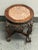 Antique Chinese Carved Rosewood + Marble Plant Stand For Sale - Image 12 of 12