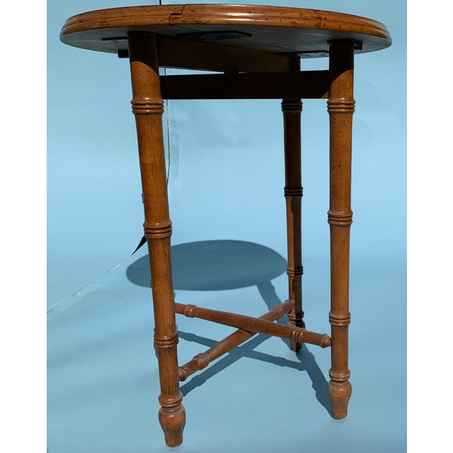 1970s Fruitwood Nesting Side Tables - Set of 3 For Sale - Image 4 of 12