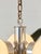 Italian Italian Vintage Chrome Pendant Chandelier For Sale - Image 3 of 7