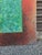 The first in Wilson's 1983 Spatter Series - and it reads like the one she was most confident about. A dense teal-green...