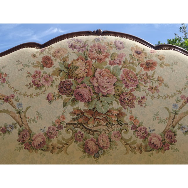 Louis XV Slant Bed with Slatted Base, 1950s For Sale - Image 9 of 18