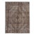 Brown Vintage Overdyed Handmade Medallion Wool Rug 8'6" X 11'6" For Sale
