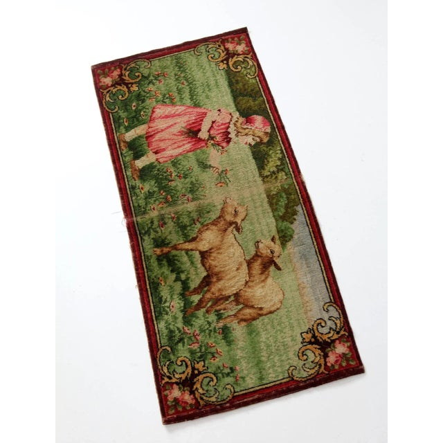 19th Century Antique Woven Tapestry Wall Hanging For Sale - Image 5 of 11