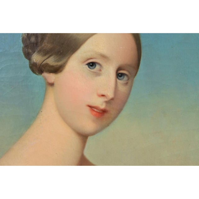 French Late 19th Century Framed Oval Portrait For Sale - Image 9 of 11