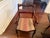 1950s Davis Cabinet Co. Duncan Phyfe Style Cherry Dining Table & 6 Chairs For Sale In Nashville - Image 6 of 11