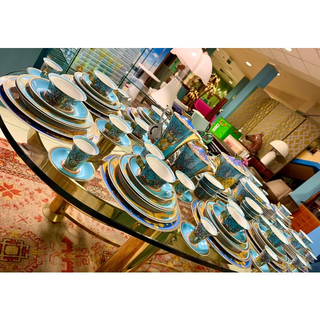 Le Tresors De La Mer 12-Person Dinner Service by Gianni Versace for Rosenthal, 1990s, Set of 123 For Sale - Image 3 of 18