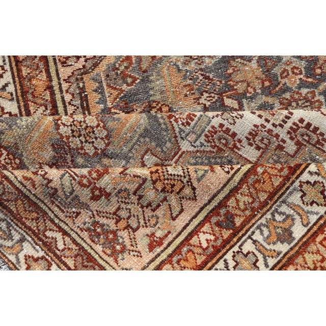 Antique Persian Malayer Runner With All-Over Sub-Geometric Medallion Design 3'1 X 13'0 For Sale - Image 12 of 13