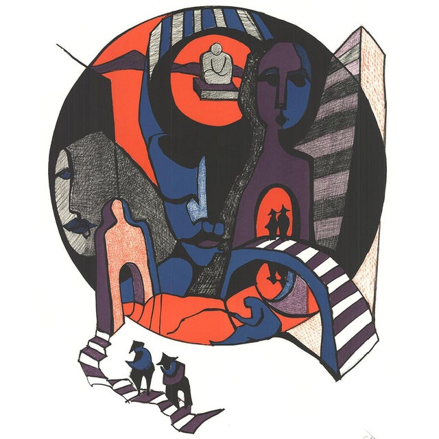 Contemporary Ronald Satok Septology I, 1972 - Signed For Sale - Image 3 of 5