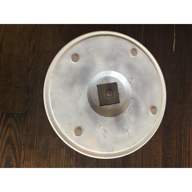 Glass 1970s Chromcraft White Tulip Fiberglass Coffee Table and End Table Set - 2 Pieces For Sale - Image 7 of 12