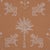 Traditional Sample - Schumacher Tiger Palm Silhouette Outdoor Fabric In Mediterranean Spice For Sale - Image 3 of 5